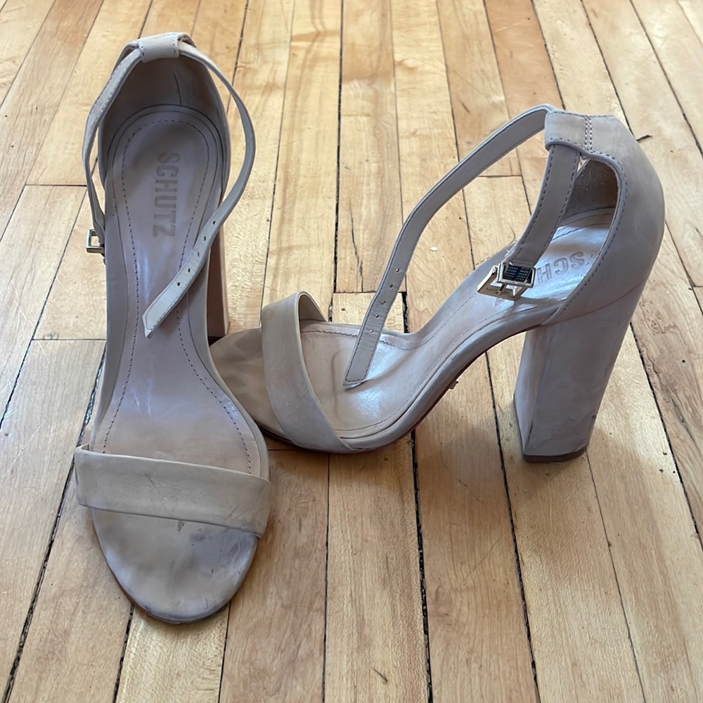 Schutz Block Heels